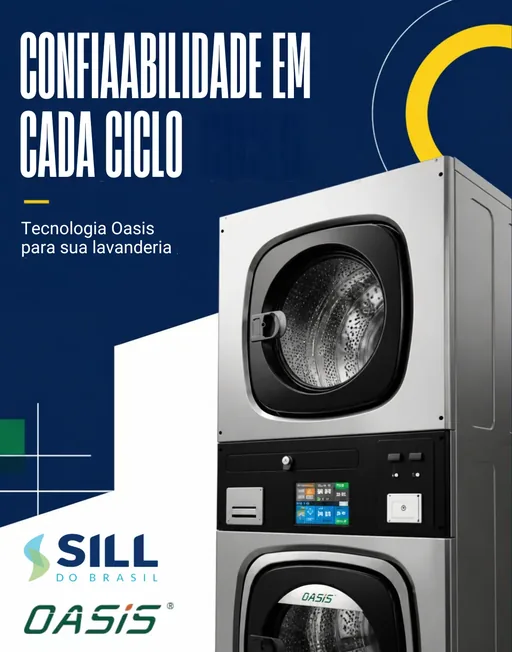 Confiabilidade em cada ciclo: tecnologia Oasis para sua lavanderia
